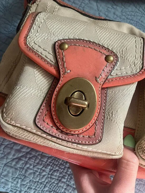 PROJECT BAG***READ BIO - Coach Legacy Double Turnlock Shoulder Bag - Picture 5 of 8